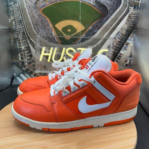 Nike SB Air Force 2 Low Supreme Orange Men’s Sz 11.5 main image 7